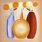 Alfred Gockel Famous Paintings - Multi-Hued Bottles III